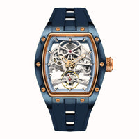 רוז גולד - רצועה כחול רויאל