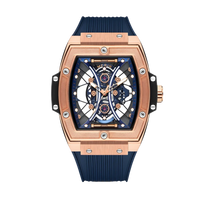 רוז גולד - רצועה כחול רויאל