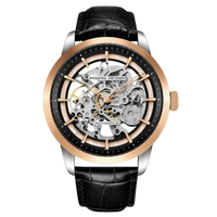 רצועה שחורה - רוז גולד