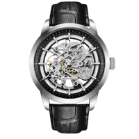 רצועה שחורה - כסף