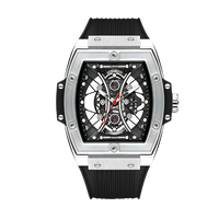 כסף סילבר - רצועה שחורה